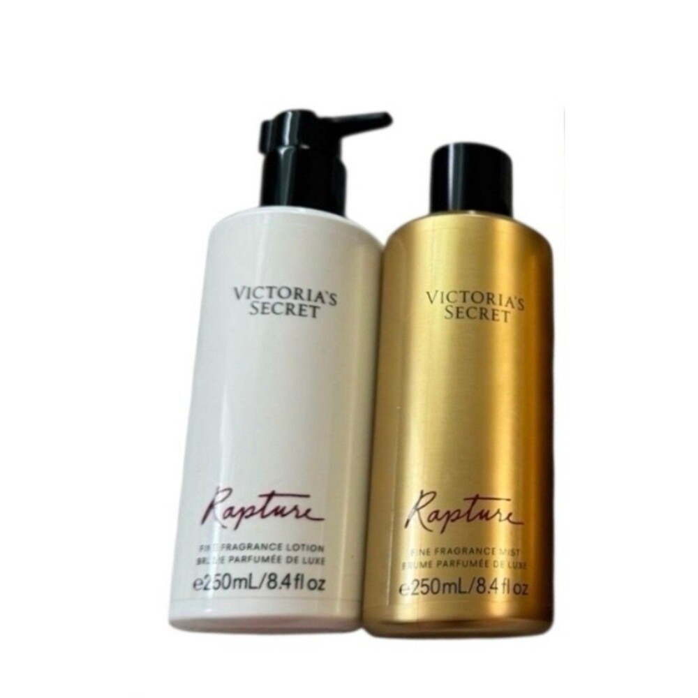 2pc of VICTORIA SECRET RAPTURE SET BODY LOTION & BODY MIST FRAGRANCE SCENTED NEW